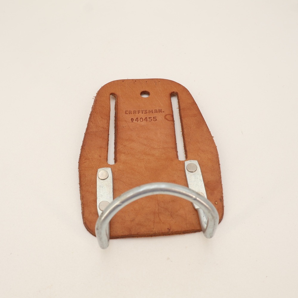 Craftsman 940455 Leather Hammer Loop Tool Belt Holder Brown‎ Made in Mexico